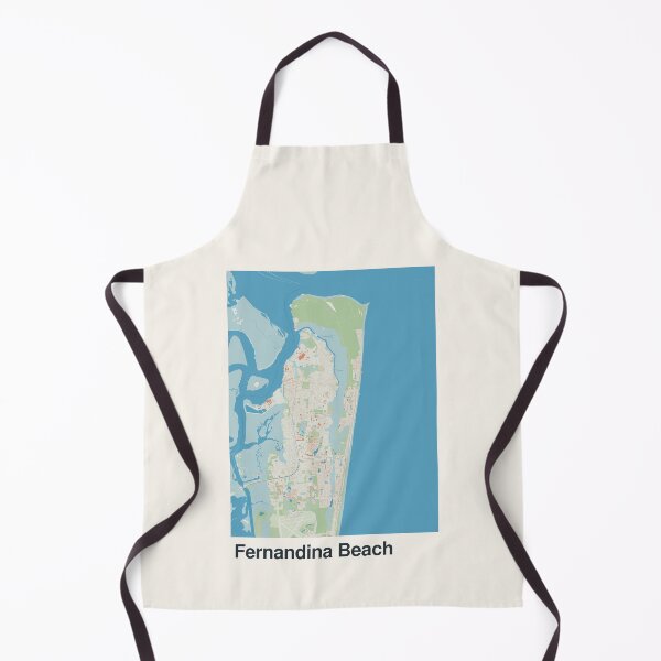 Item preview, Fernandina Beach Minimalistic Map Art designed and sold by MapsNerd.