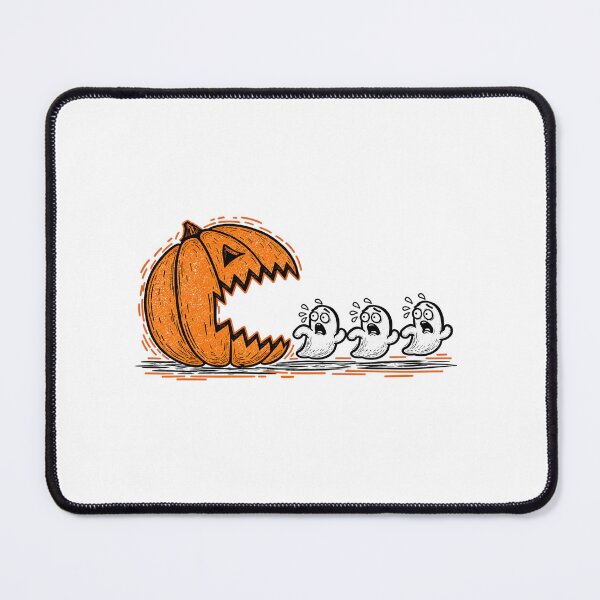 Item preview, Giant Pumpkin Pac-Man Chasing Scared Ghosts Halloween Funny designed and sold by YAWO-PAE.