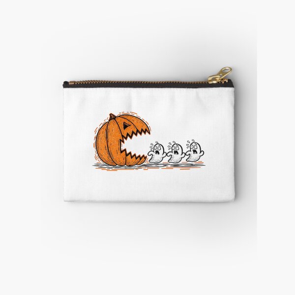 Item preview, Giant Pumpkin Pac-Man Chasing Scared Ghosts Halloween Funny designed and sold by YAWO-PAE.