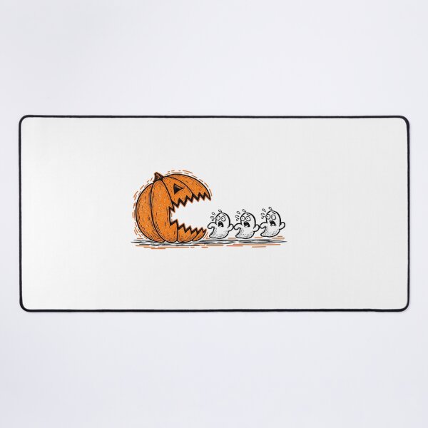 Item preview, Giant Pumpkin Pac-Man Chasing Scared Ghosts Halloween Funny designed and sold by YAWO-PAE.