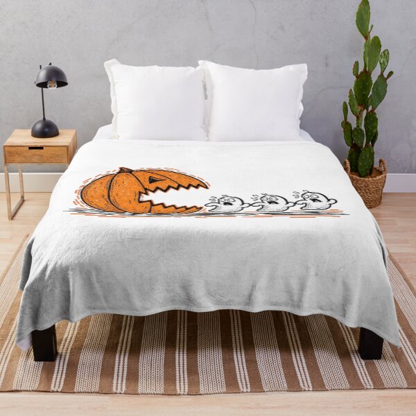 Item preview, Giant Pumpkin Pac-Man Chasing Scared Ghosts Halloween Funny designed and sold by YAWO-PAE.