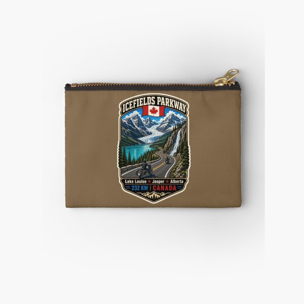 Item preview, Icefields Parkway Canada Highway 93 Motorcycle Sticker & TShirt 03 designed and sold by OuterShellUK.