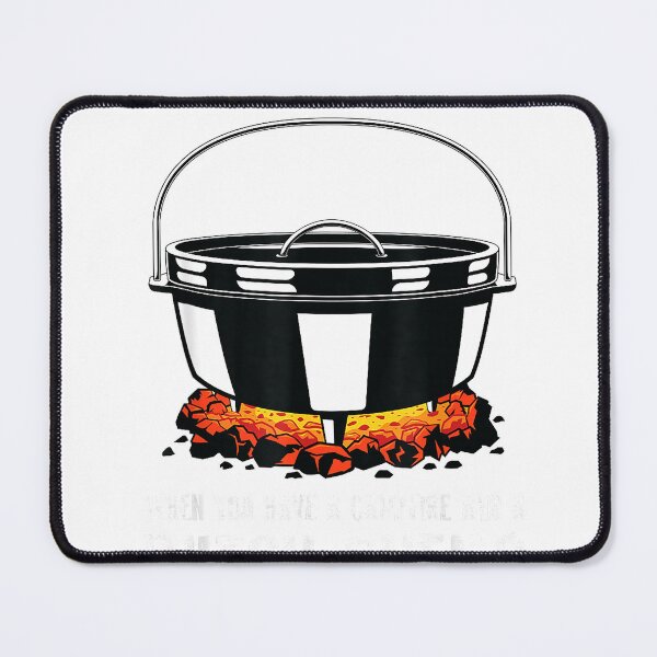 Item preview, Kitchen Outdoor Campfire Cooking Dutch Oven T-Shirt designed and sold by gidget-gadget.
