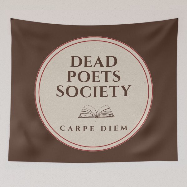 Item preview, Dead Poets Society Carpe Diem. Vintage Literary.  designed and sold by CoCoArt-Ua.