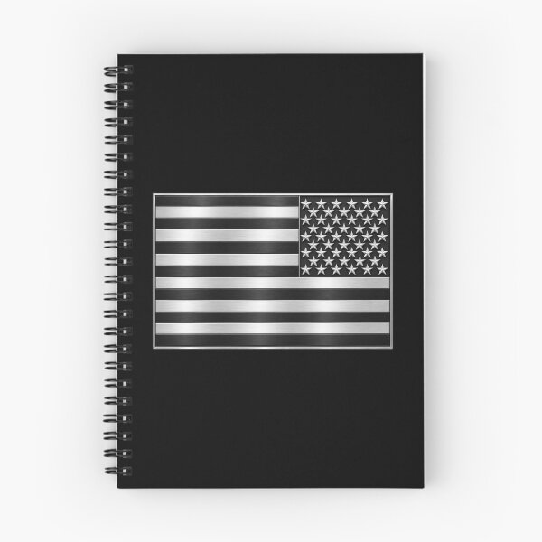 Item preview, Flag - United States - Black and White - 3D - Enhanced designed and sold by Military Insignia Products.