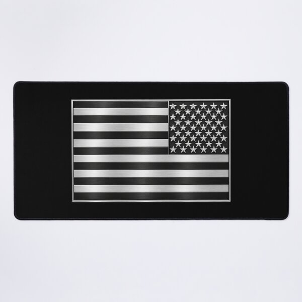 Item preview, Flag - United States - Black and White - 3D - Enhanced designed and sold by Military Insignia Products.