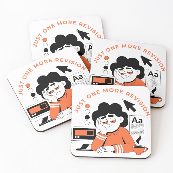Item preview, Just One More Revision Graphic Designer Humor designed and sold by Design-Pro-21.
