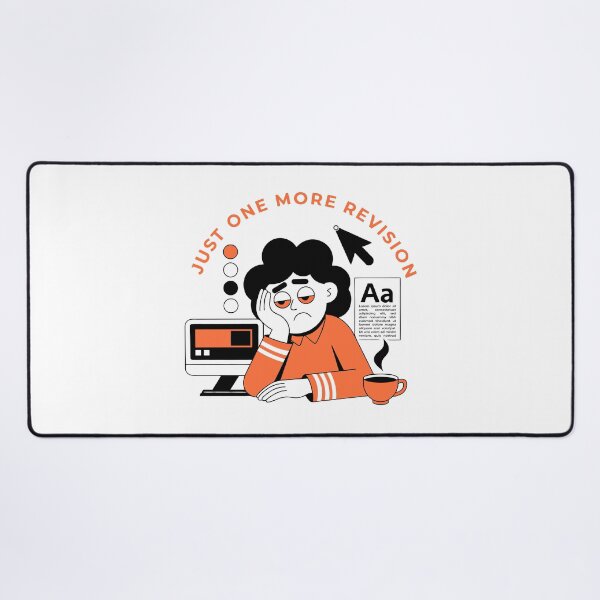 Aperçu de l'œuvre Juste une dernière révision (Humour de graphiste) créée et vendue par Design-Pro-21.