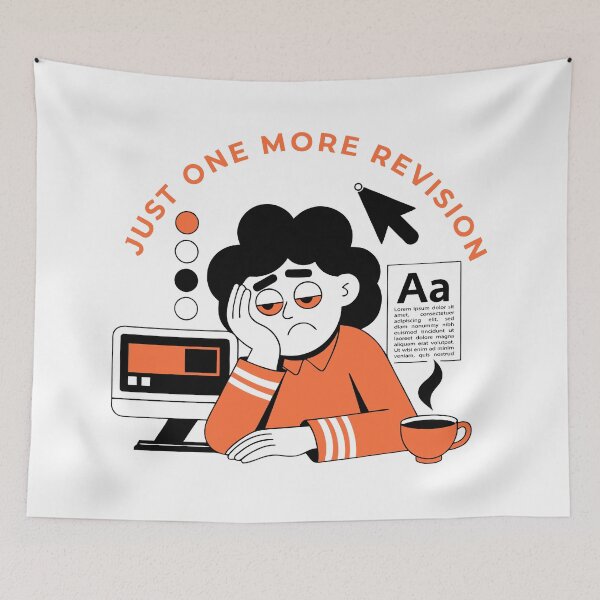Item preview, Just One More Revision Graphic Designer Humor designed and sold by Design-Pro-21.