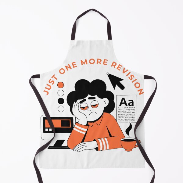 Aperçu de l'œuvre Juste une dernière révision (Humour de graphiste) créée et vendue par Design-Pro-21.