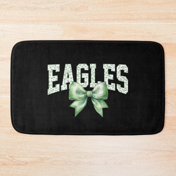 Item preview, Eagles Floral Green Coquette Bow Football Sports Team Spirit designed and sold by RockTheFeal.