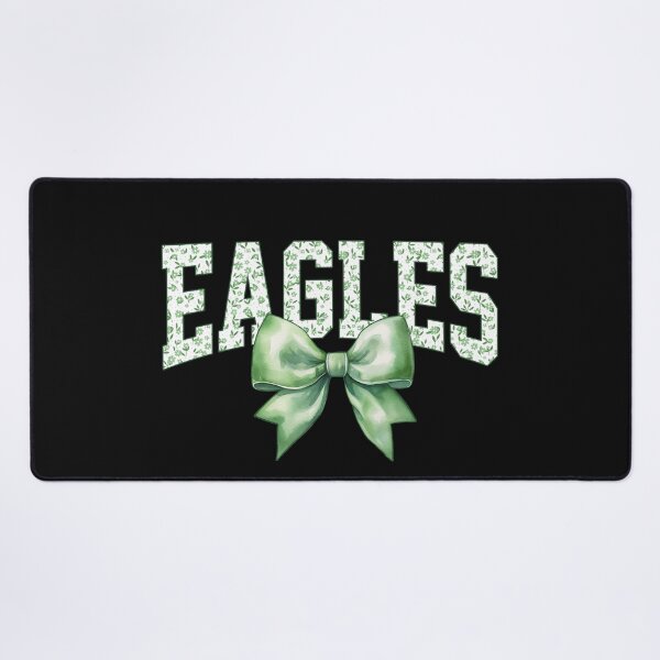 Item preview, Eagles Floral Green Coquette Bow Football Sports Team Spirit designed and sold by RockTheFeal.
