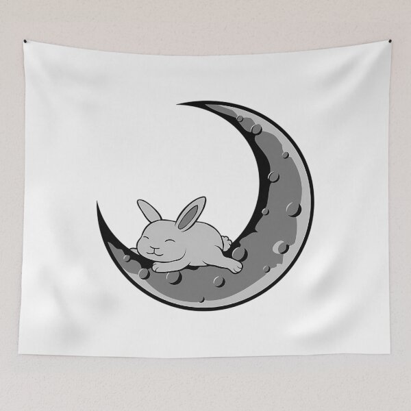 Item preview, Moon Rabbit Sleeps designed and sold by nle-yana.