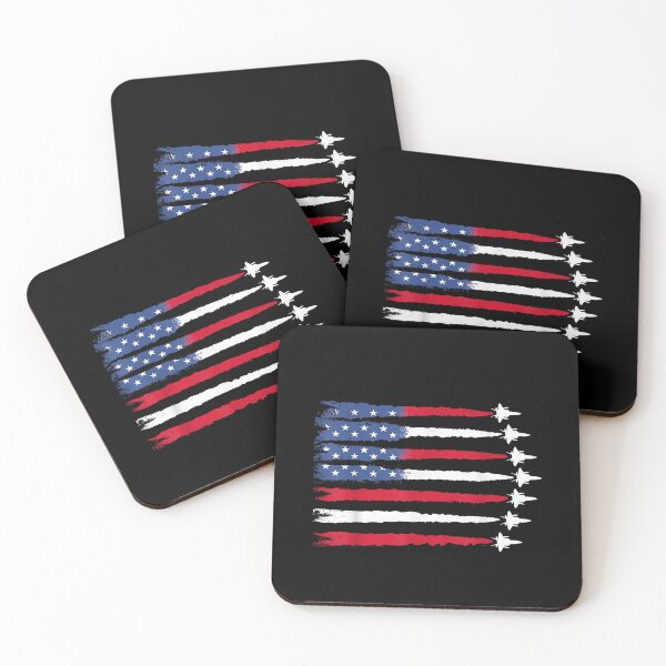 Item preview, Patriotic Red White Blue USA Flag Fighter Jets 4th of July designed and sold by DuneHaicna.