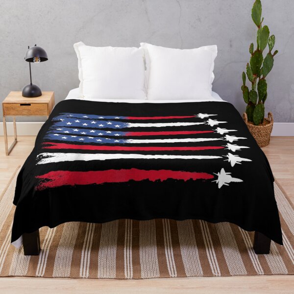 Item preview, Patriotic Red White Blue USA Flag Fighter Jets 4th of July designed and sold by DuneHaicna.