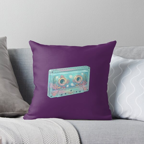 Item preview, Retro Cassette Tape Aquarium with Glowing Jellyfish designed and sold by Akira Design Store.