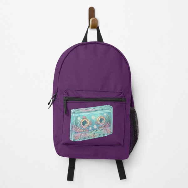 Item preview, Retro Cassette Tape Aquarium with Glowing Jellyfish designed and sold by Akira Design Store.