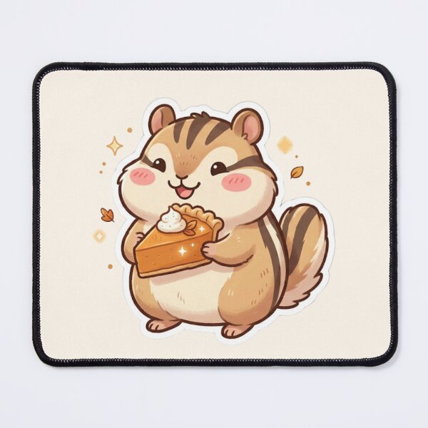 Item preview, Chipmunk With Pumpkin Pie designed and sold by Cerys-GS.