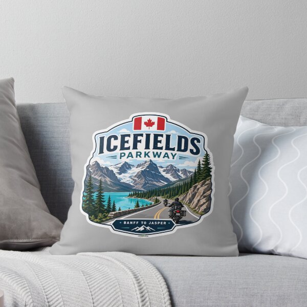 Item preview, Icefields Parkway Canada Highway 93 Motorcycle Sticker & TShirt 05 designed and sold by OuterShellUK.