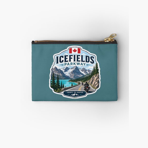 Item preview, Icefields Parkway Canada Highway 93 Motorcycle Sticker & TShirt 05 designed and sold by OuterShellUK.