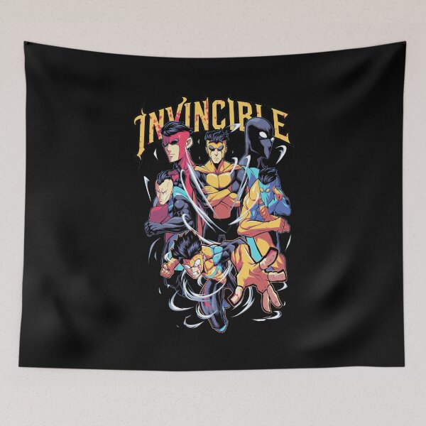 Item preview, Invincible Collage Multi-Form Hero Lineup designed and sold by Leonelpinkaf.