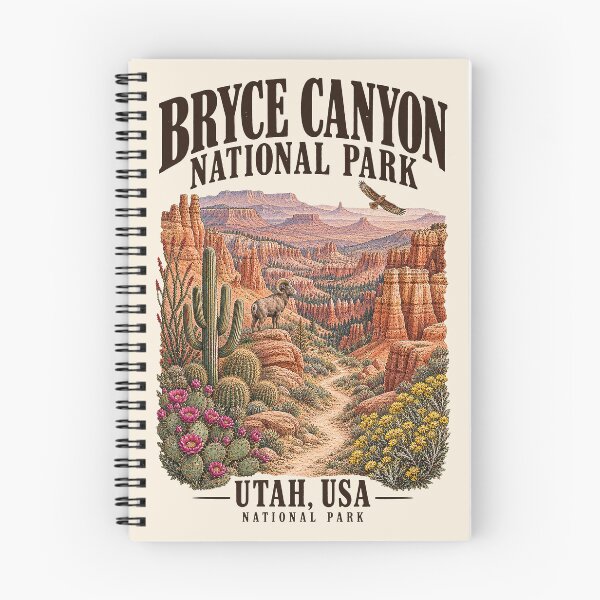 Item preview, Bryce Canyon National Park, Utah, USA [Vintage Illustration] designed and sold by elektronen.