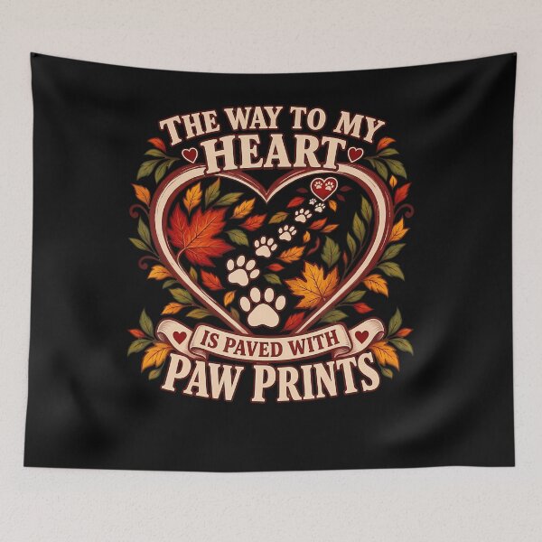 Item preview, The Way To My Heart Is Paved With Paw Pet designed and sold by PAROSSA.
