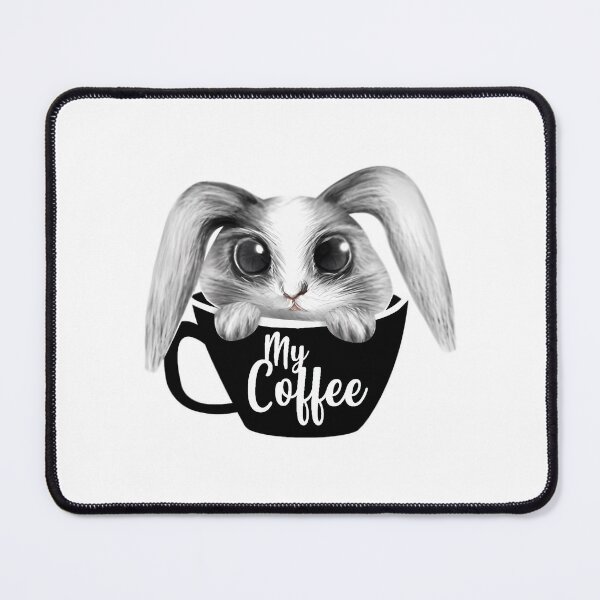Item preview, My Coffee Rabbit designed and sold by nle-yana.