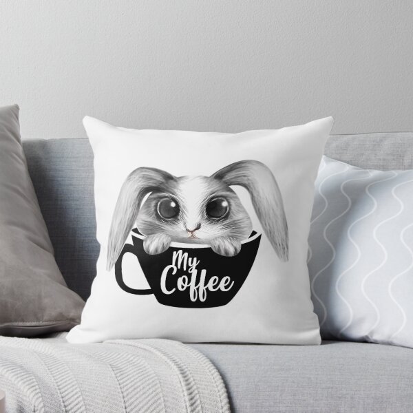 Item preview, My Coffee Rabbit designed and sold by nle-yana.