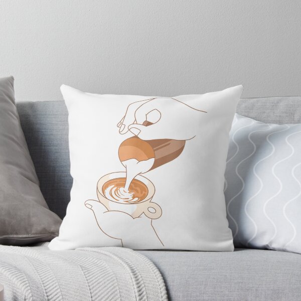 Item preview, Latte Art Barista Minimalist Design for Coffee Lovers T-Shirt designed and sold by gidget-gadget.