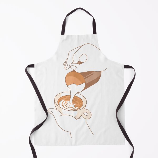 Item preview, Latte Art Barista Minimalist Design for Coffee Lovers T-Shirt designed and sold by gidget-gadget.