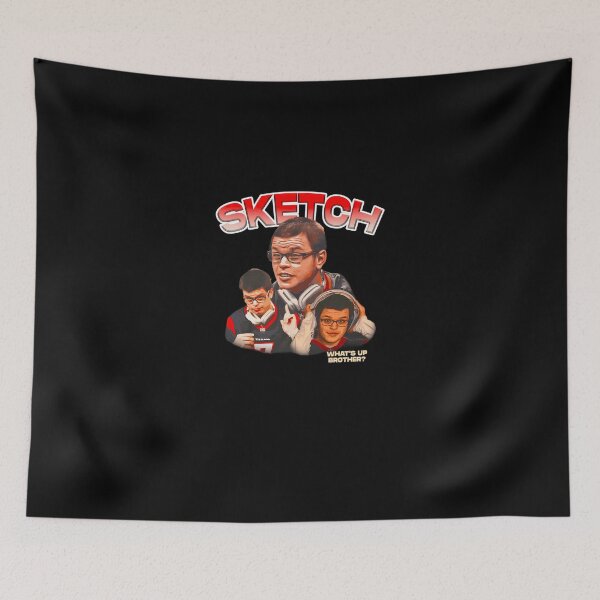 Item preview, Sketch What'S Up Brother Funny Sketch Streamer  designed and sold by harrodoxkou.