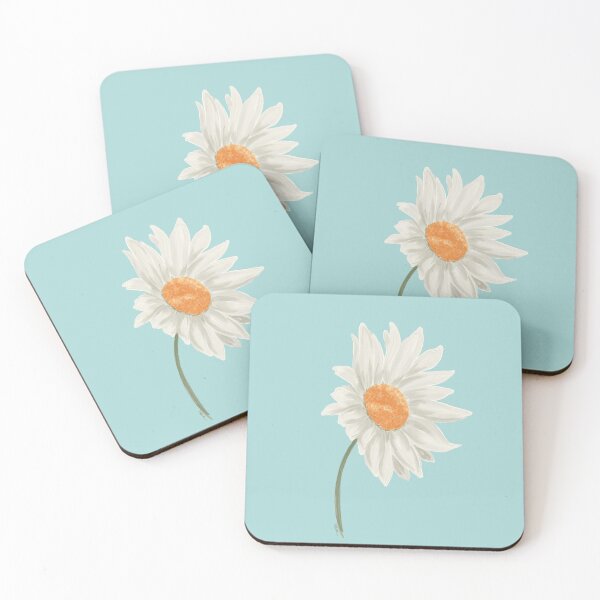Item preview, Daisy Flower Painting Art Print designed and sold by LafinaArt.