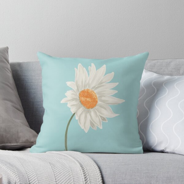 Item preview, Daisy Flower Painting Art Print designed and sold by LafinaArt.