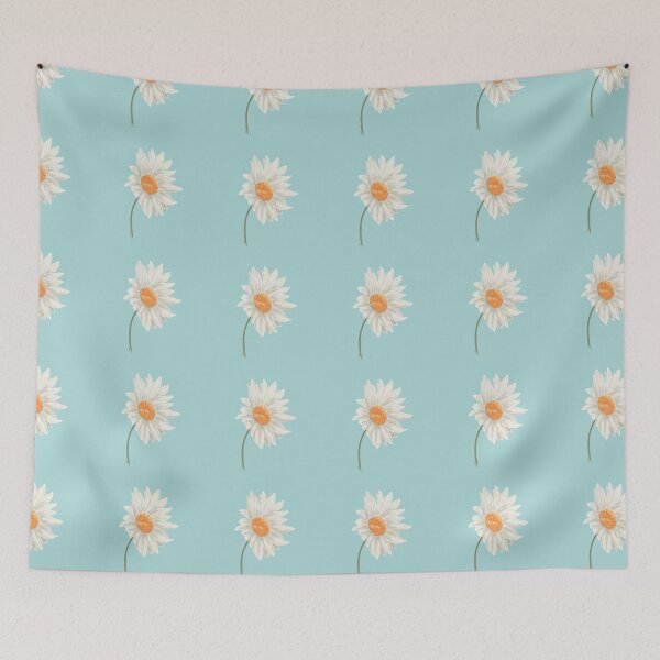 Item preview, Daisy Flower Painting Art Print designed and sold by LafinaArt.