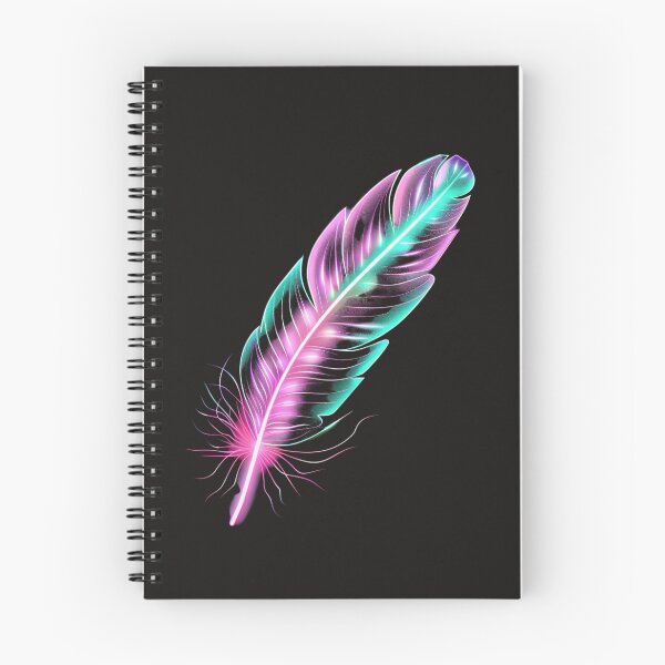 Item preview,  neon feather with cutouts designed and sold by RetroWaveArtCo.