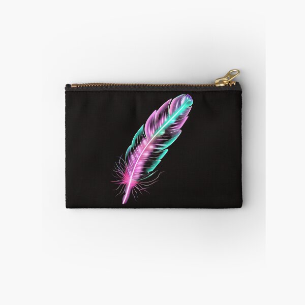 Item preview,  neon feather with cutouts designed and sold by RetroWaveArtCo.