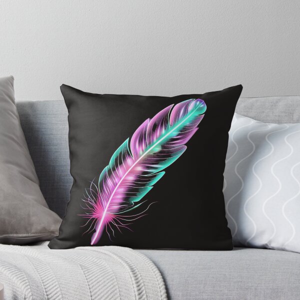 Item preview,  neon feather with cutouts designed and sold by RetroWaveArtCo.
