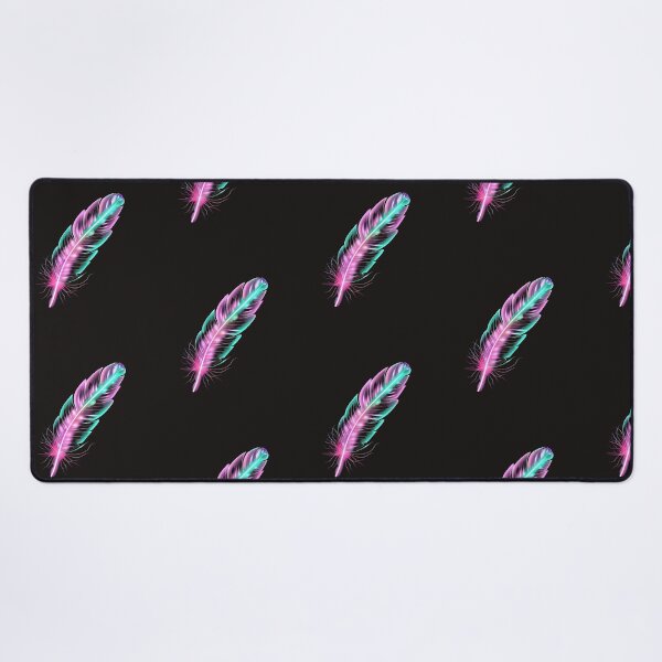 Item preview,  neon feather with cutouts designed and sold by RetroWaveArtCo.
