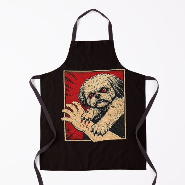 Item preview, Shih Tzu Halloween Scratch Horror Vintage Spooky Dog Lover designed and sold by ImeldaSparks.