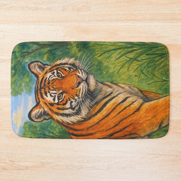 Item preview, Tiger Painting – Fierce and Powerful Wildlife Portrait designed and sold by GalleryKauffeld.