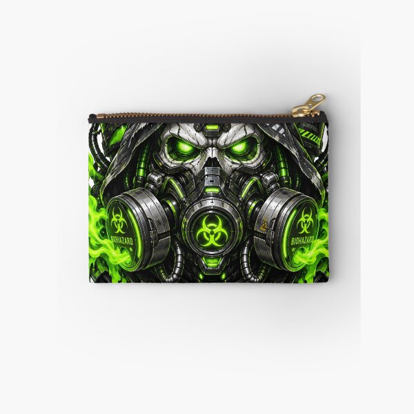 Item preview, Cyberpunk Biohazard Toxic Gas Mask Skull Art designed and sold by RiteshCenter .