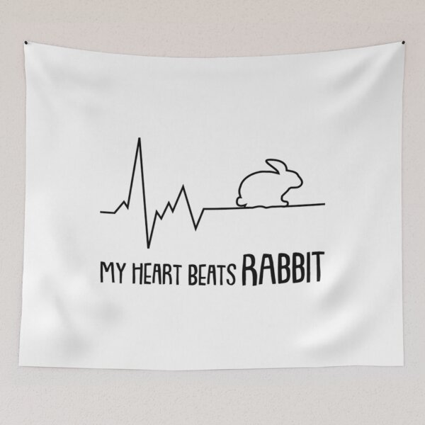 Item preview, My Heart Beats Rabbit designed and sold by nle-yana.