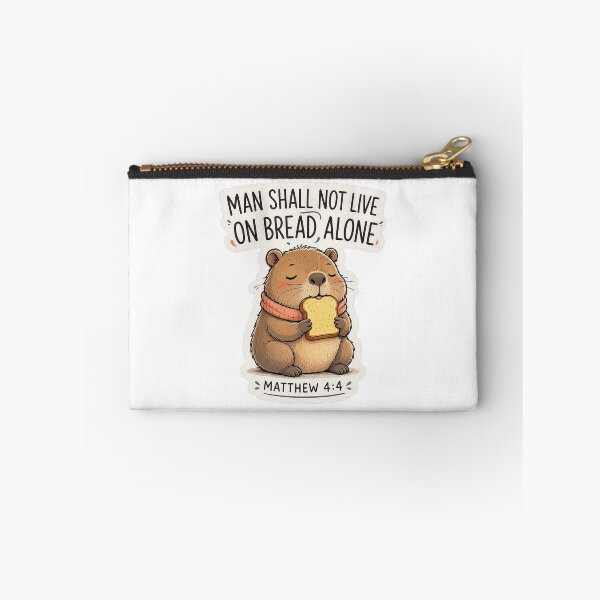 Item preview, Matthew 4:4 Man Shall Not Live On Bread Alone designed and sold by plushism.