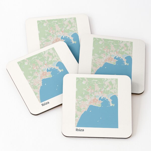 Item preview, Ibiza Minimalistic Map Art designed and sold by MapsNerd.