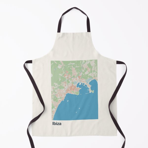 Artikelvorschau, Minimalistische Ibiza-Kartenkunst entworfen und verkauft von MapsNerd.