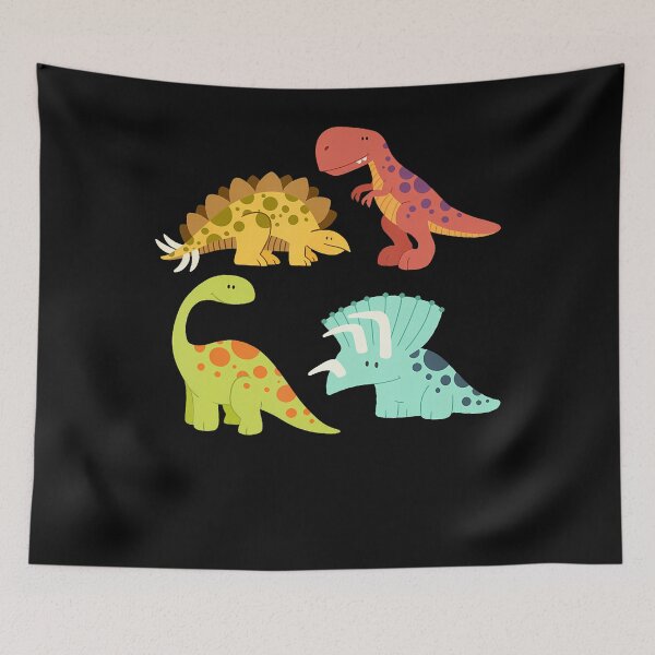 Item preview, Cute Cartoon Dinosaurs Funny Dino Kawaii Illustration designed and sold by PAROSSA.