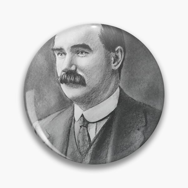 Item preview, James Connolly Pencil Portrait designed and sold by ConorKeeganArt.