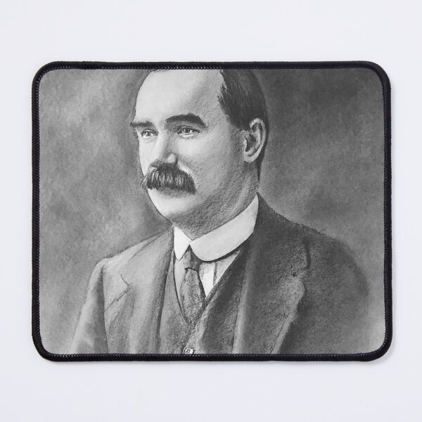 Item preview, James Connolly Pencil Portrait designed and sold by ConorKeeganArt.
