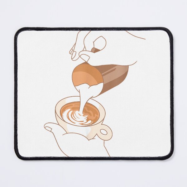 Item preview, Latte Art Barista Minimalist Design for Coffee Lovers T-Shirt designed and sold by gidget-gadget.